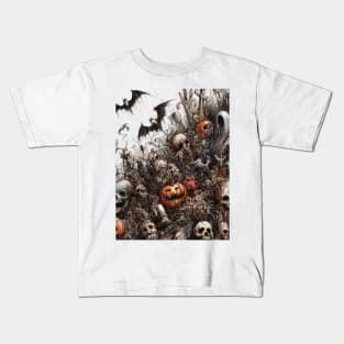 October's Ephemeral Etchings Kids T-Shirt